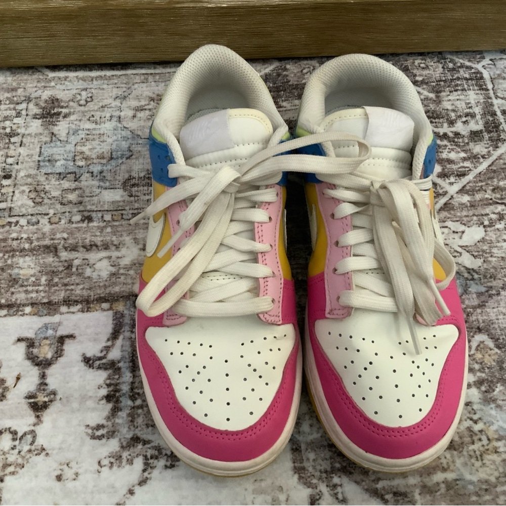 Nike Women's Sneakers - Pink, Blue, Yellow, White